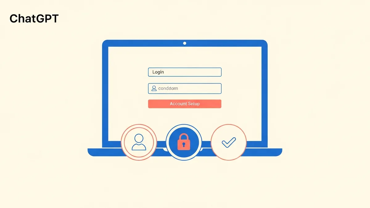 ChatGPTアカウント登録の画面